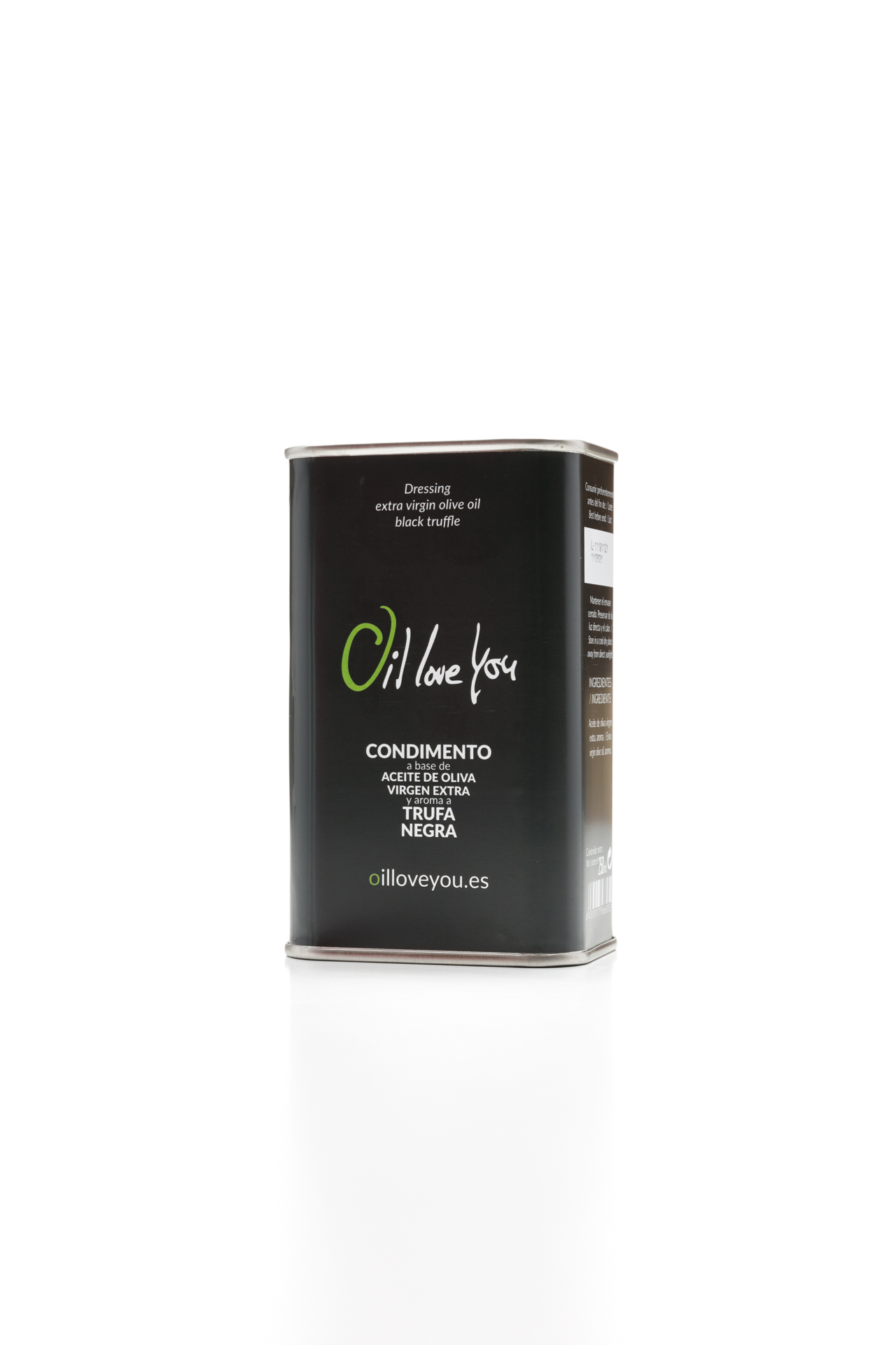 Can of EVOO Oil Love You flavored with black truffle 250 ml oilloveyou (2)
