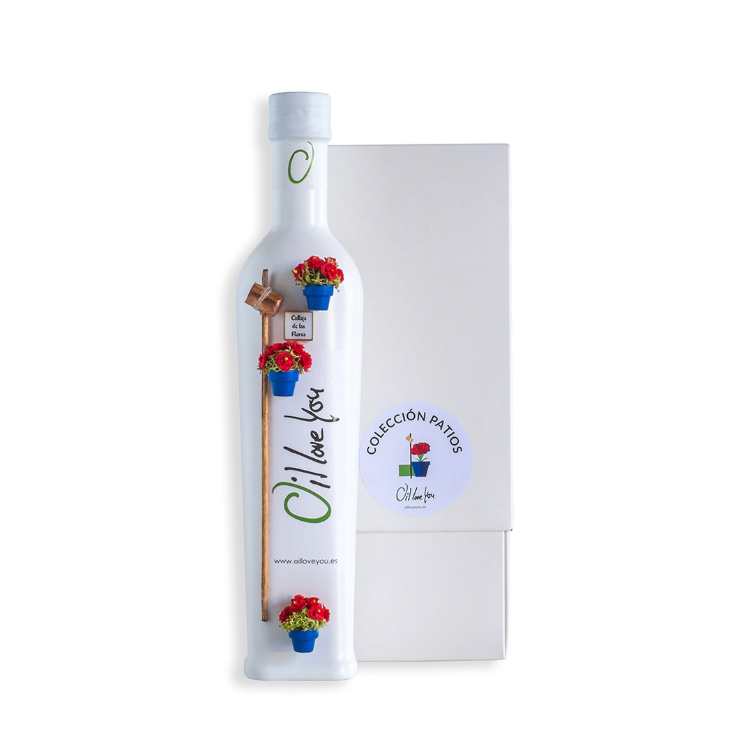 EVOO Bottle PATIOS DE CORDOBA Collection - CAÑA - Oilloveyou TOP