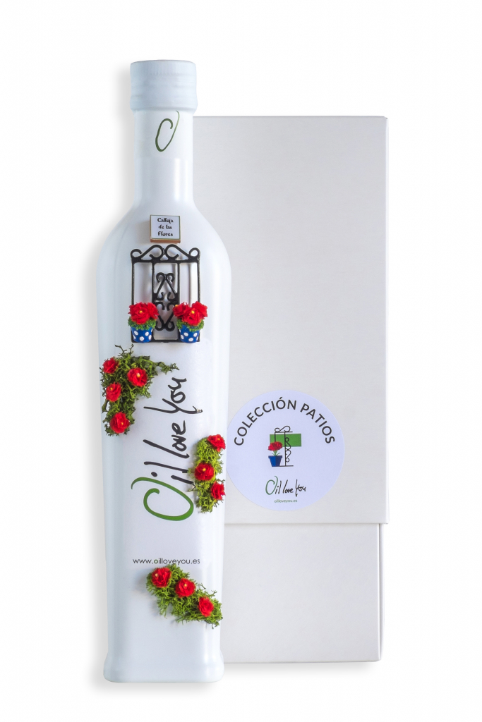 EVOO Bottle PATIOS DE CORDOBA Collection - REJA - Oilloveyou TOP